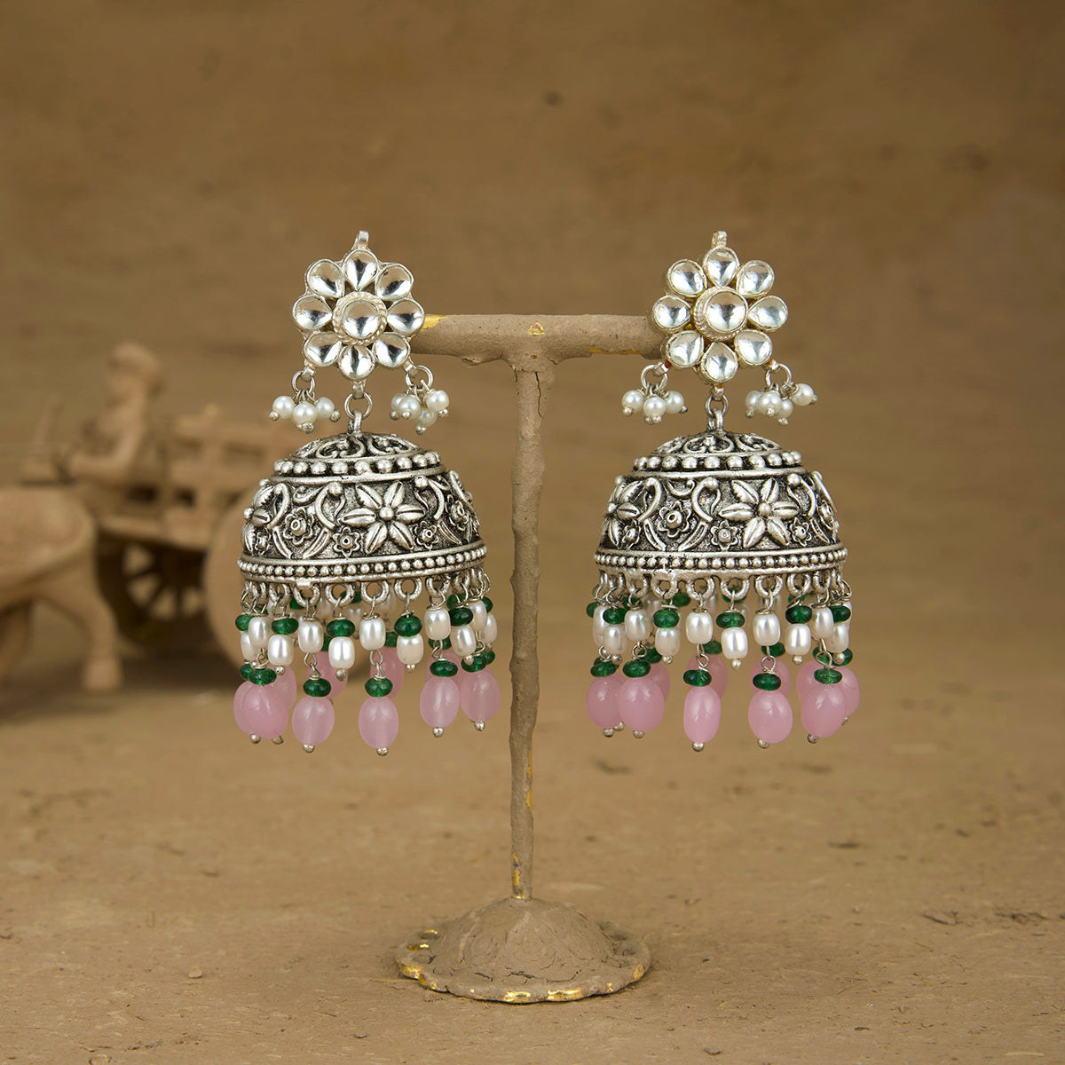 Heer Jhumki Handcrafted Gold Plated