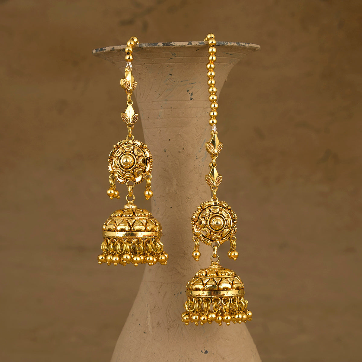 Lavay Jhumki Handcrafted Gold Plated