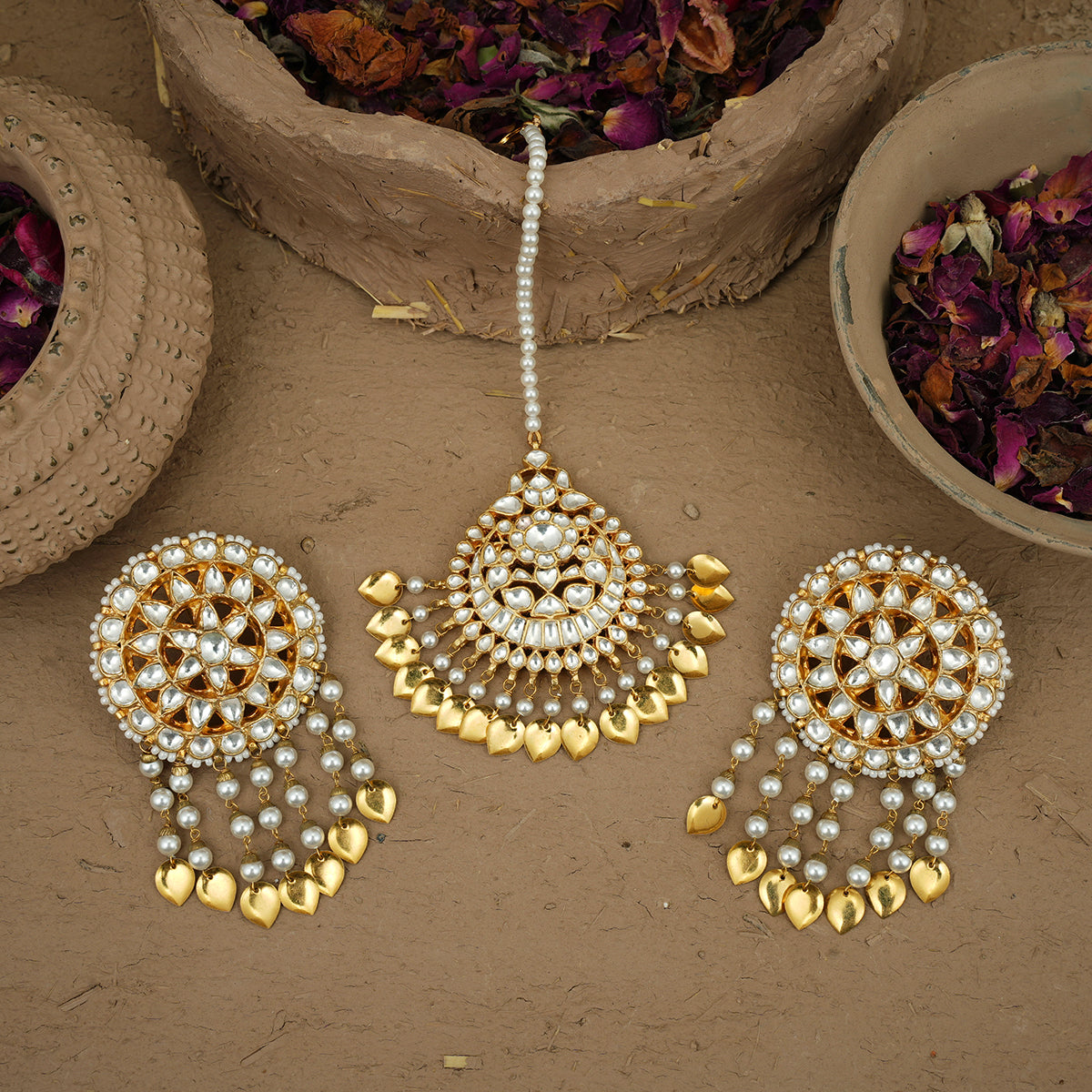 Lavya Hasli set Handcrafted Gold Plated