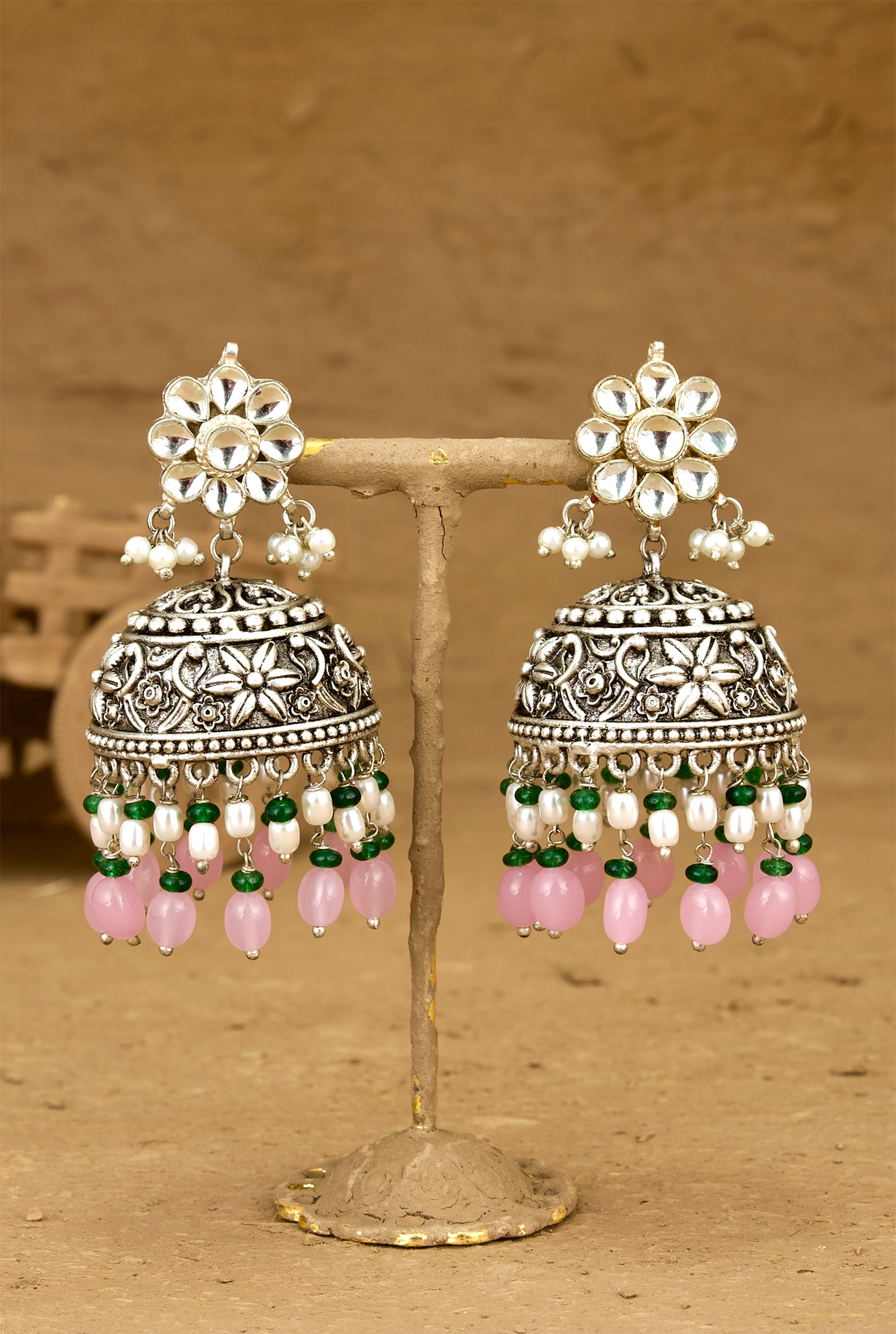 Heer Jhumki Handcrafted Gold Plated