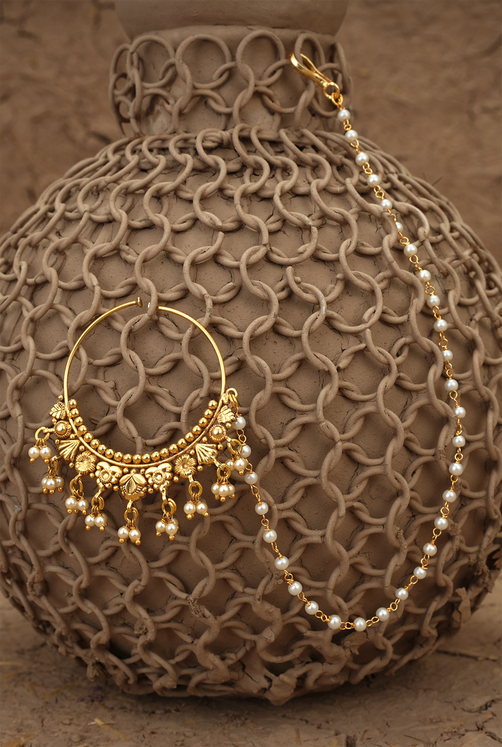 Juhi Nuth Handcrafted Gold Plated