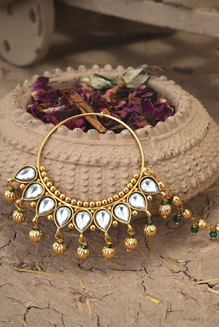 Nilofer Nuth Handcrafted Gold Plated