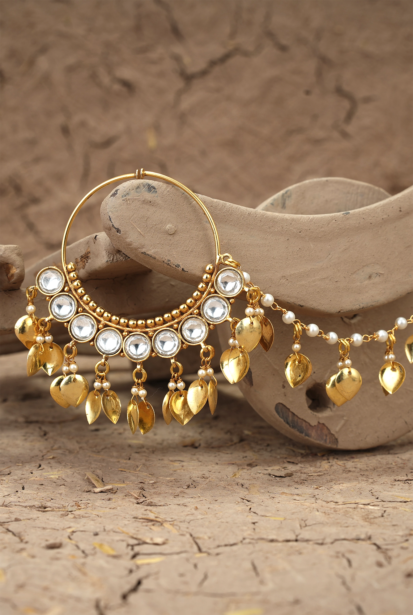 Rohani Nuth Handcrafted Gold Plated