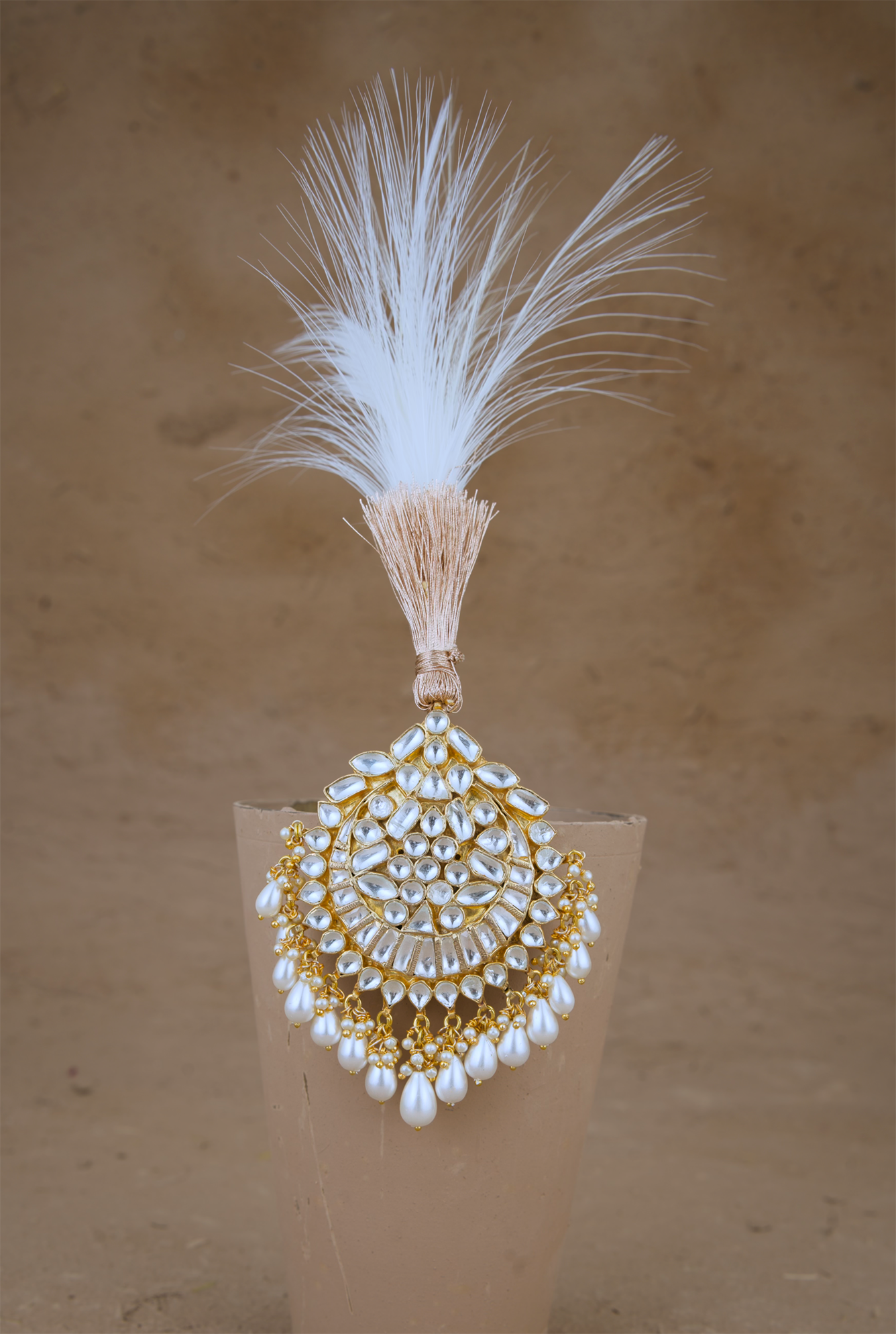 Ruma Kalgi Handcrafted Gold Plated