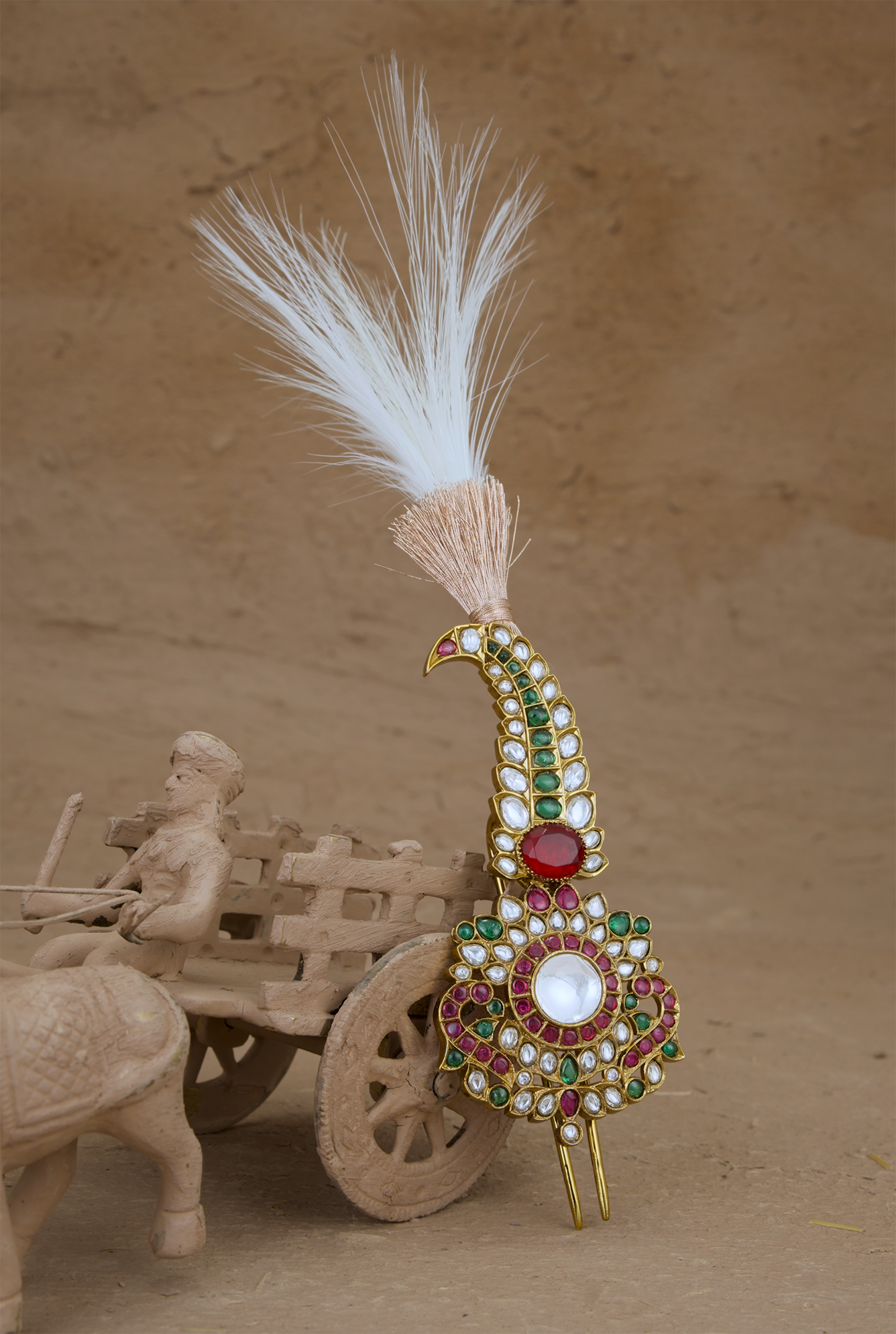 Gulzar Kalgi Handcrafted Gold Plated