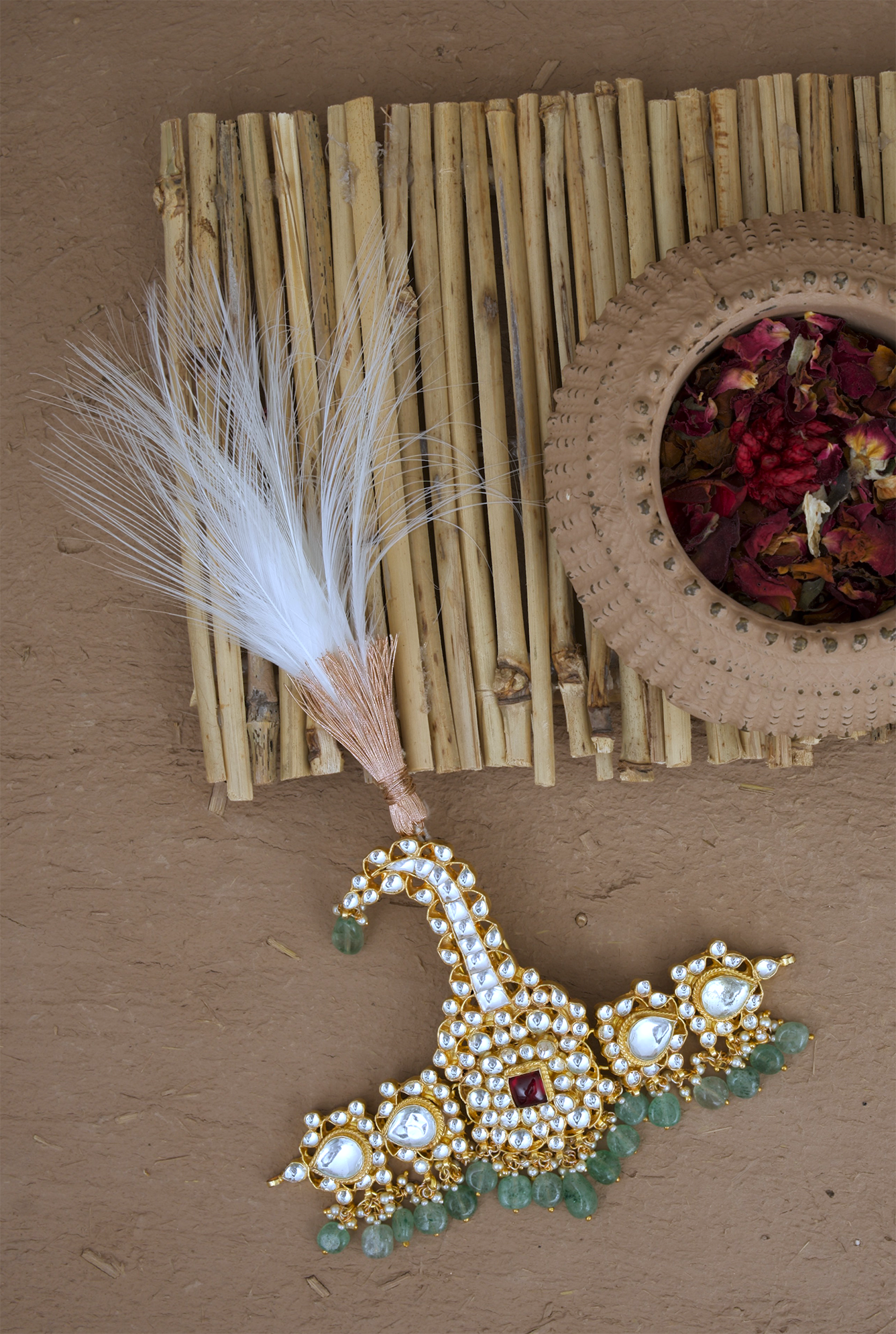 Naaz Kalgi Handcrafted Gold Plated