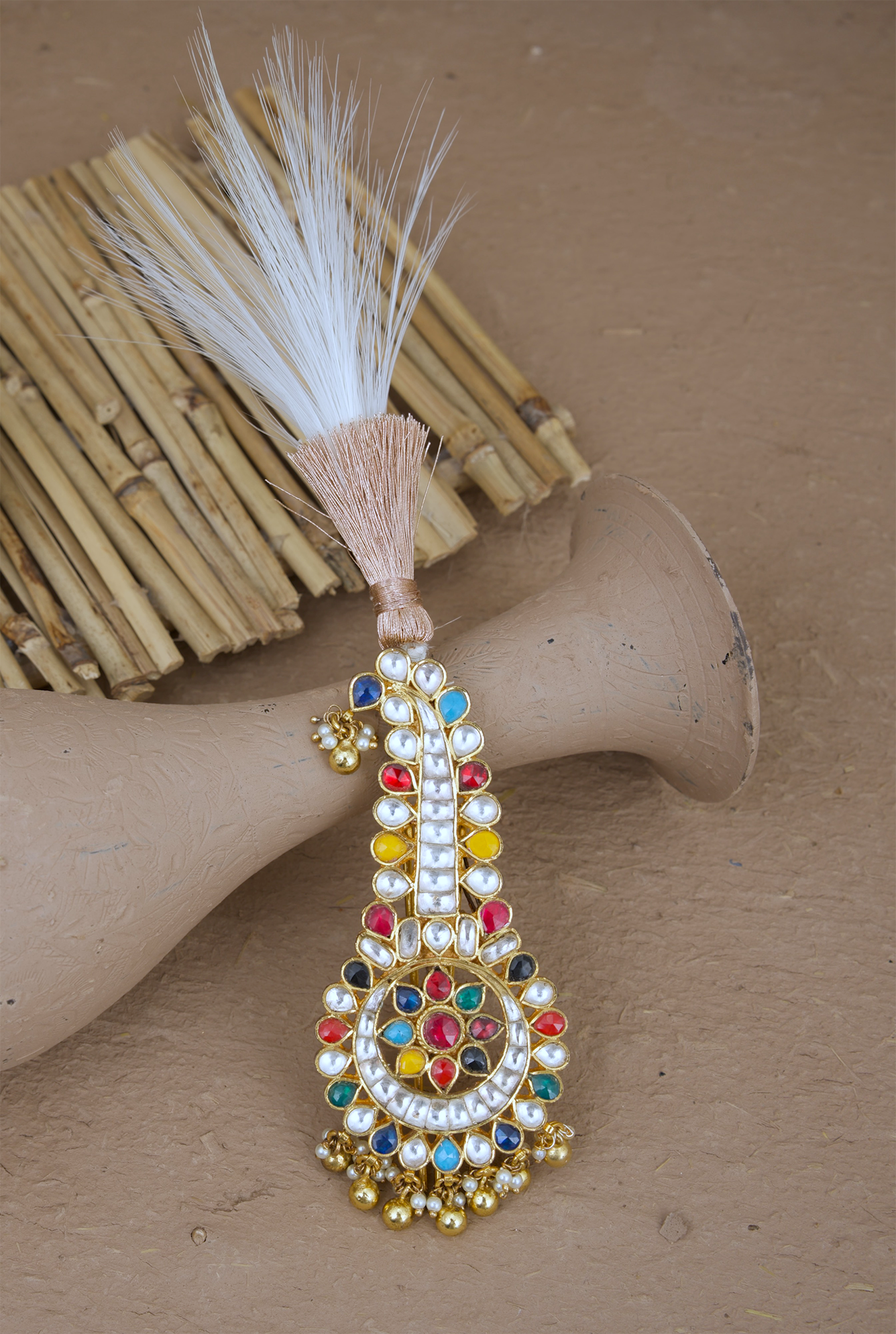 Swara Kalgi Handcrafted Gold Plated