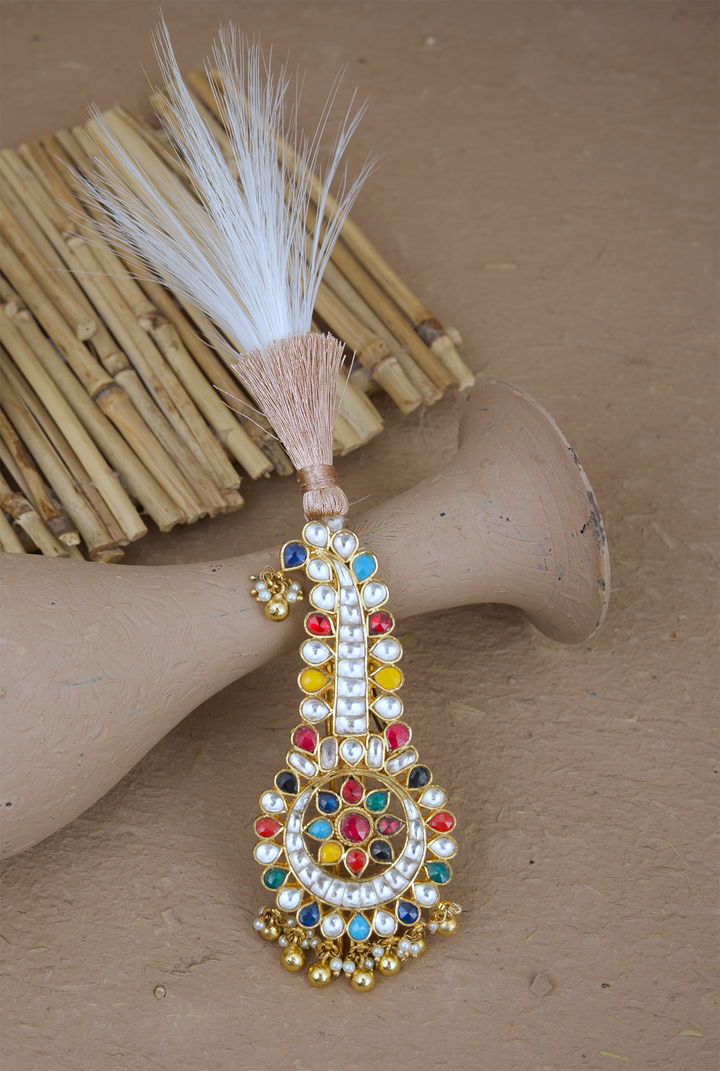 Swara Kalgi Handcrafted Gold Plated