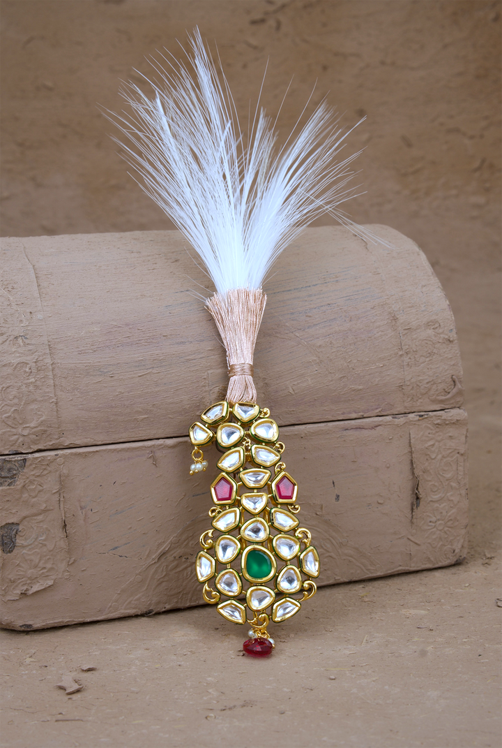 Babool Kalgi Handcrafted Gold Plated