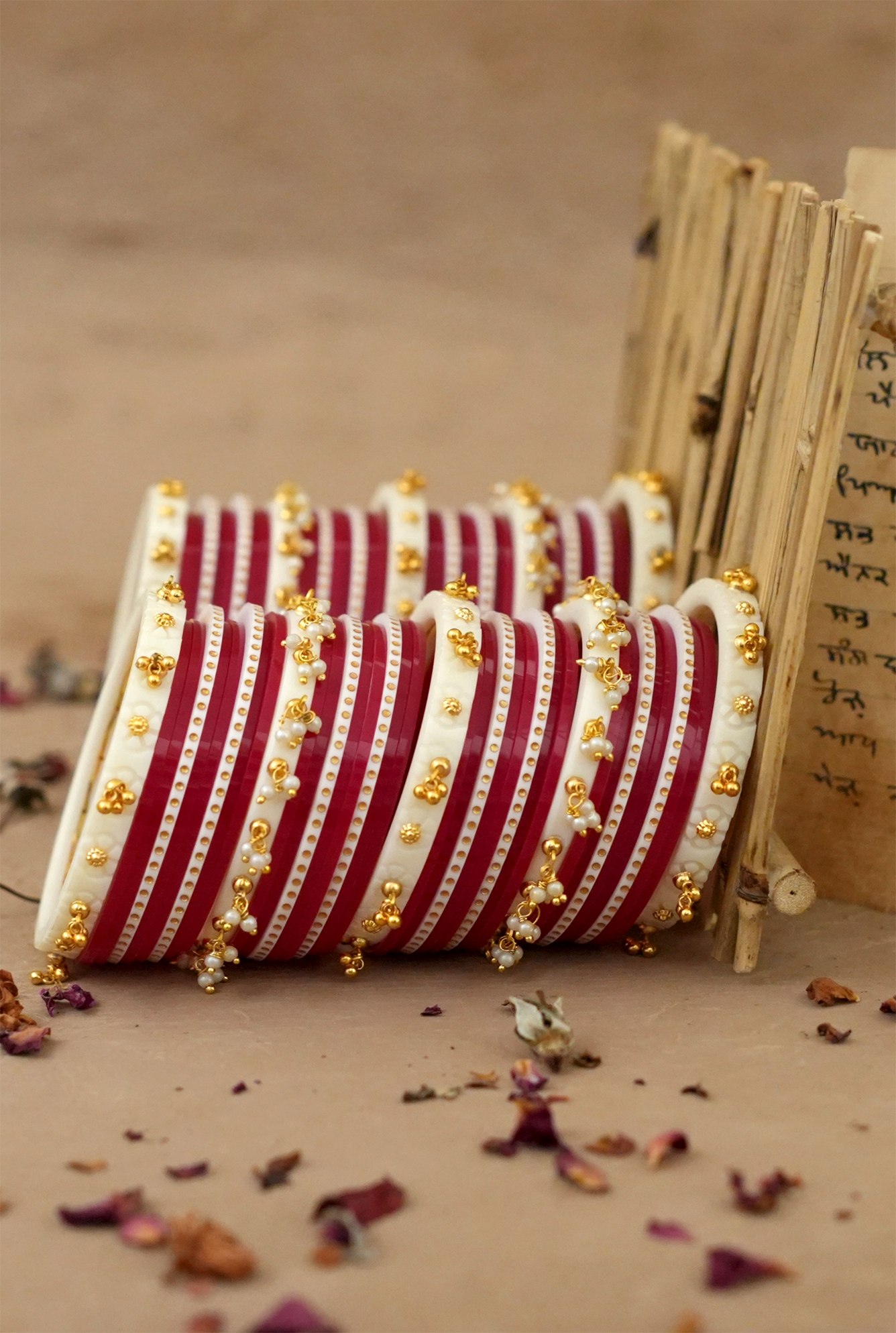 Noor Red Wedding Punjabi Jewellery