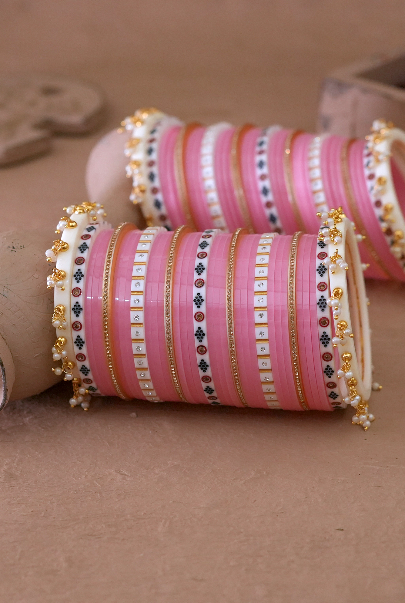 Rooh Pink Wedding Punjabi Jewellery