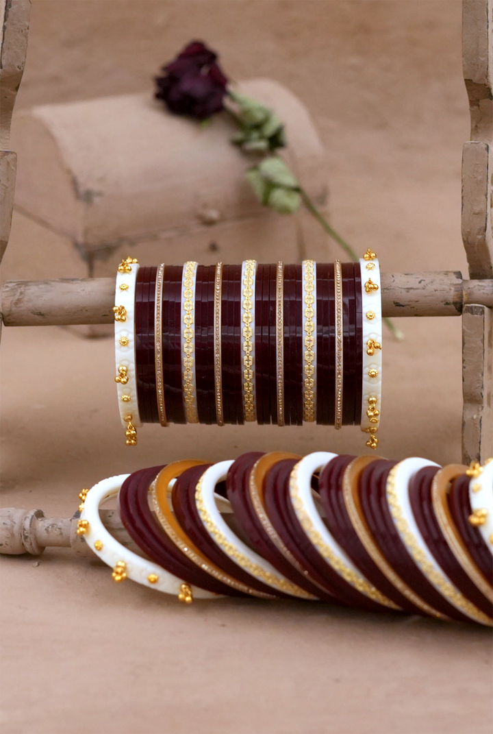Naaz Maroon Wedding Punjabi Jewellery