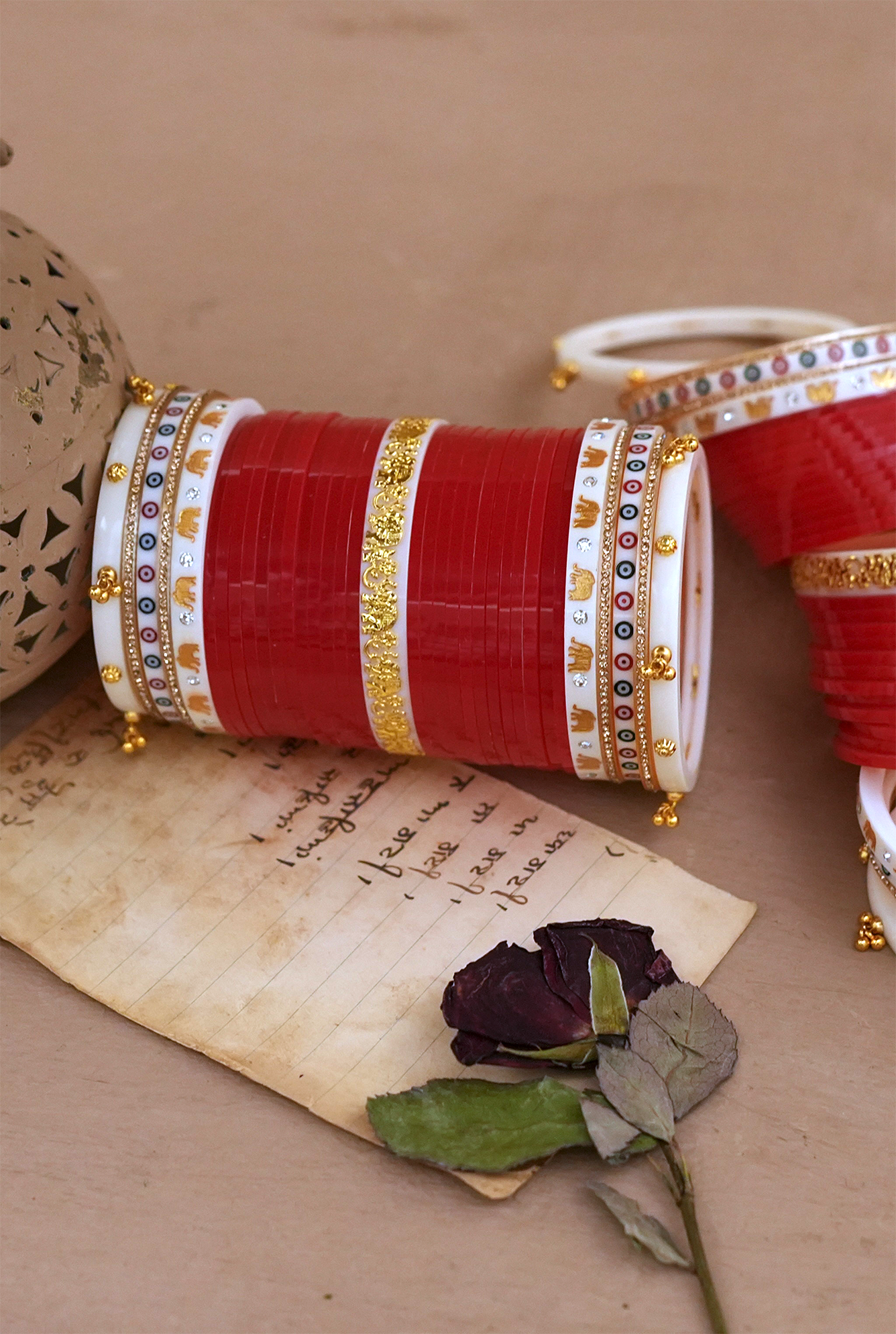 Zara Red Wedding Punjabi Jewellery