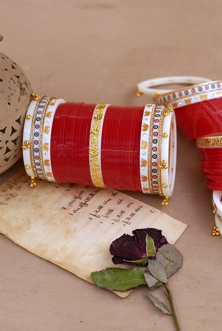 Zara Red Wedding Punjabi Jewellery