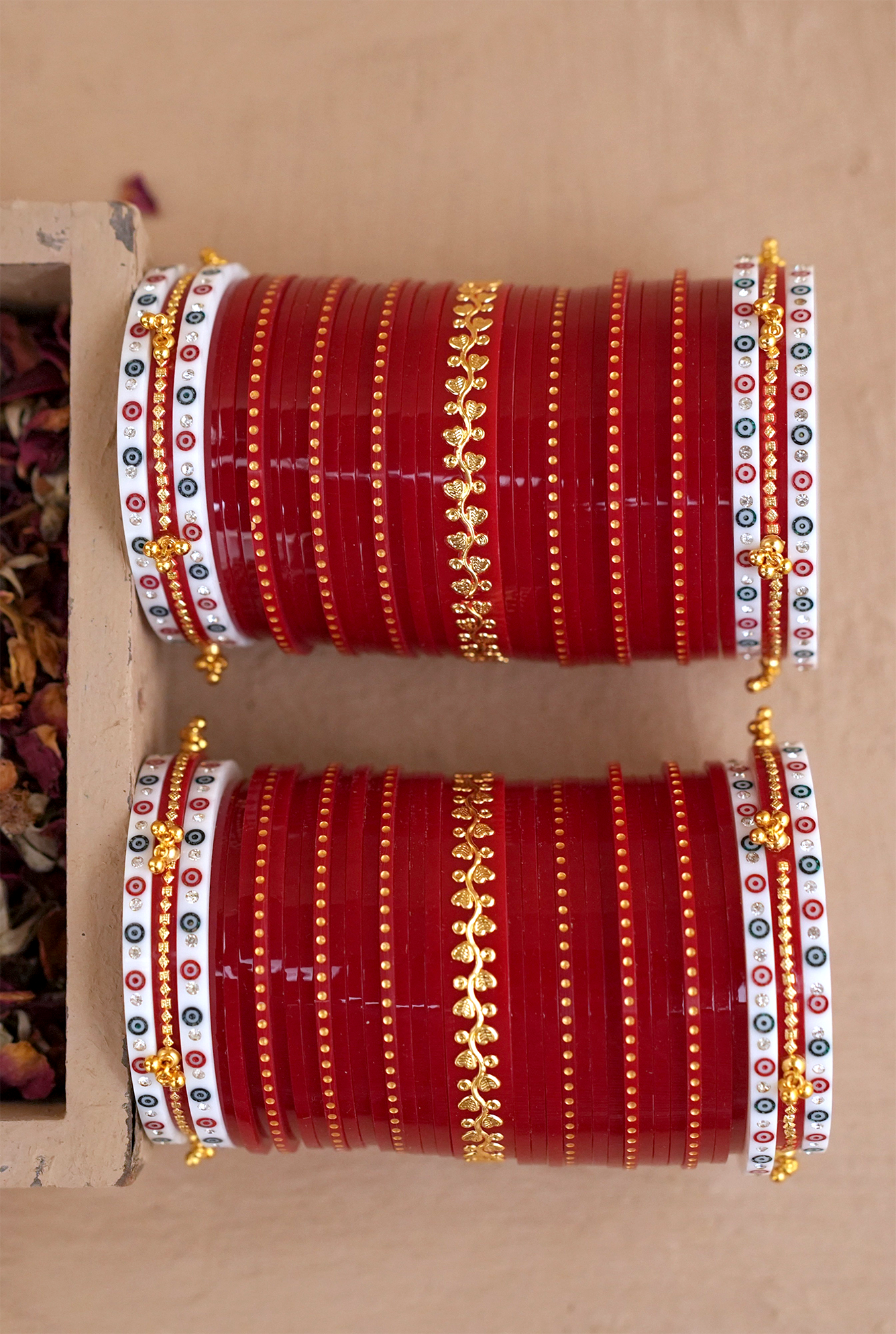 Gulaal Radish Maroon Wedding Punjabi Jewellery
