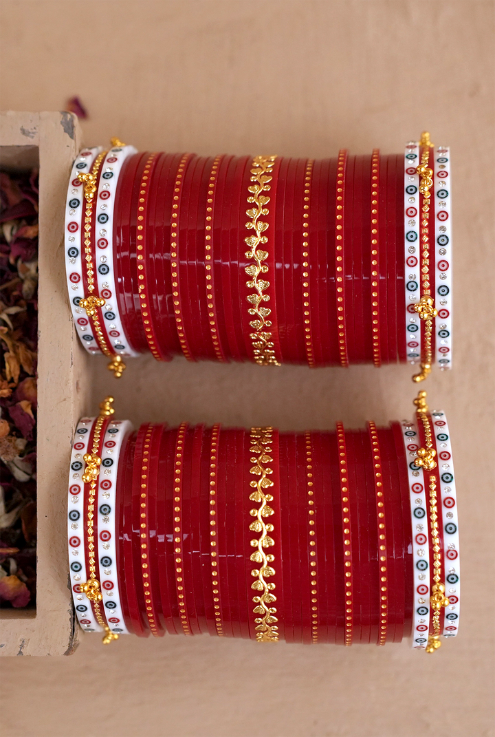 Gulaal Radish Maroon Wedding Punjabi Jewellery