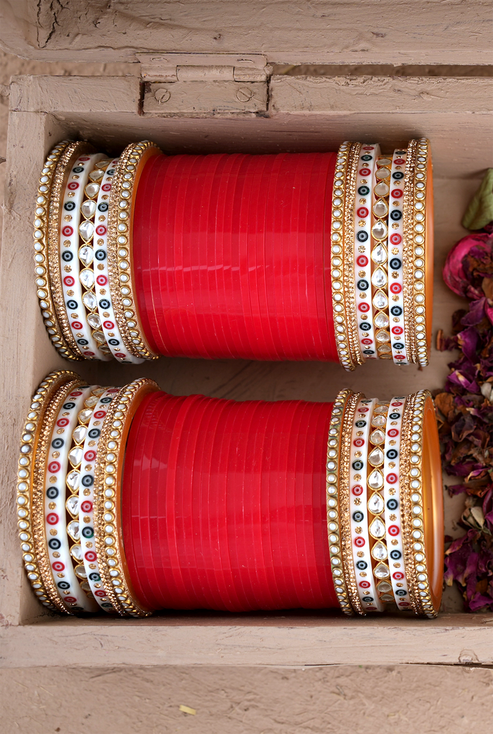 Jashn Red Wedding Punjabi Jewellery