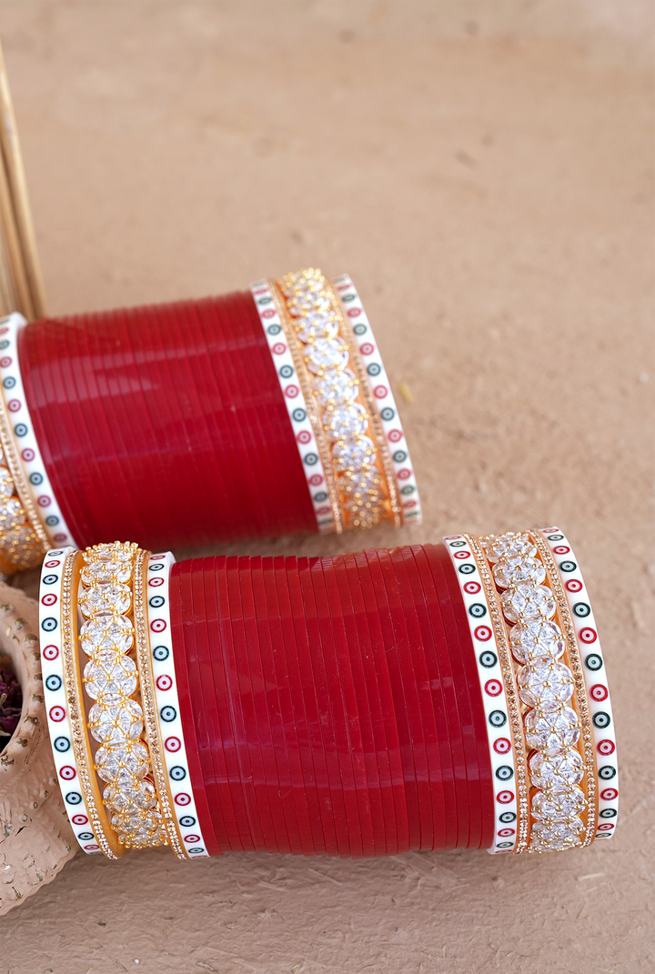 Sufi Radish Maroon Wedding Punjabi Jewellery