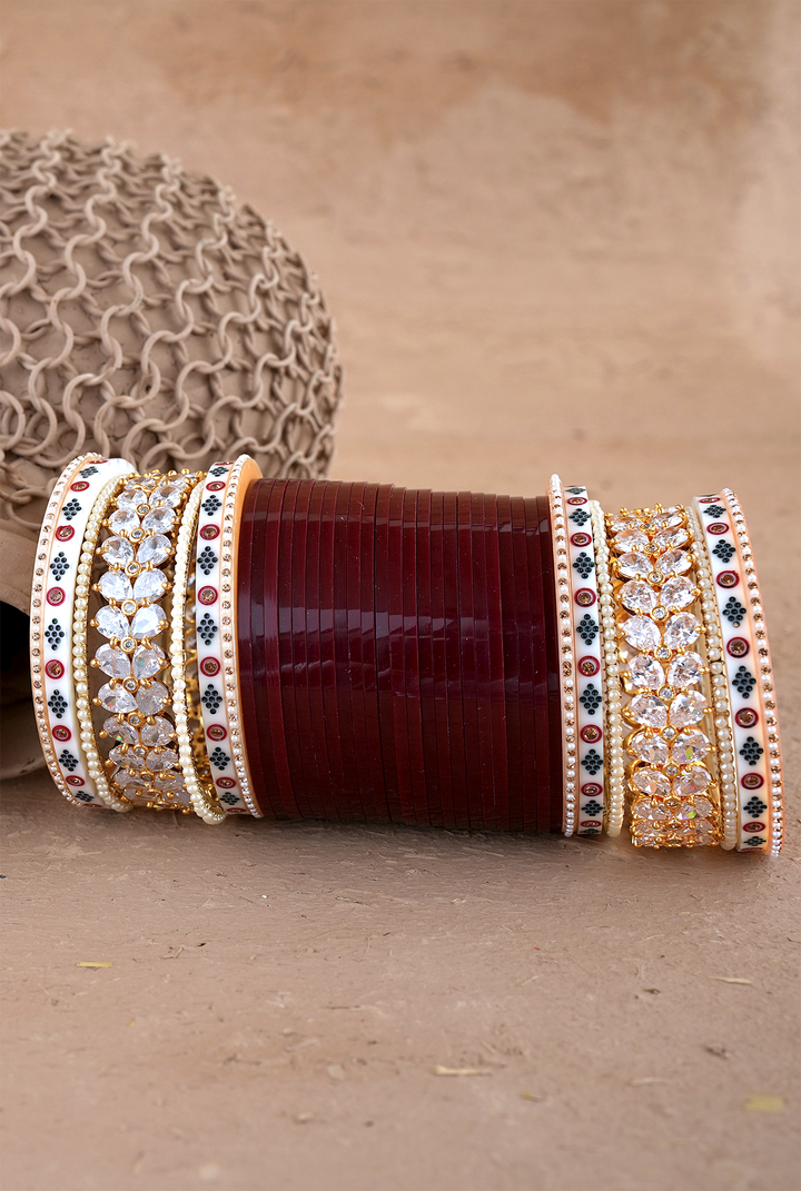 Riwaaz Maroon Wedding Punjabi Jewellery