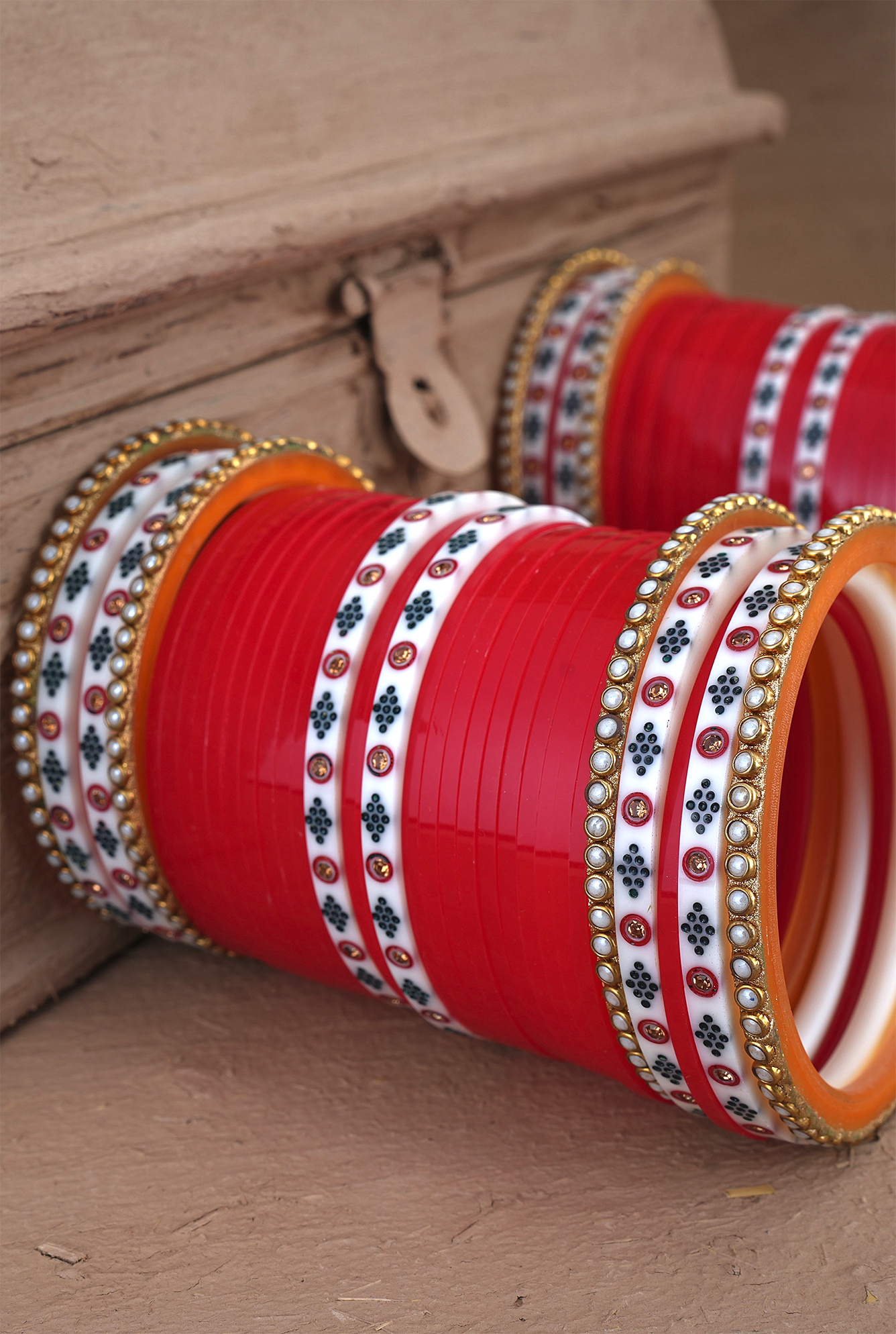 Babool Red Wedding Punjabi Jewellery