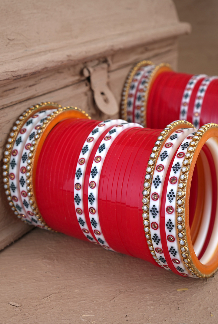 Babool Red Wedding Punjabi Jewellery