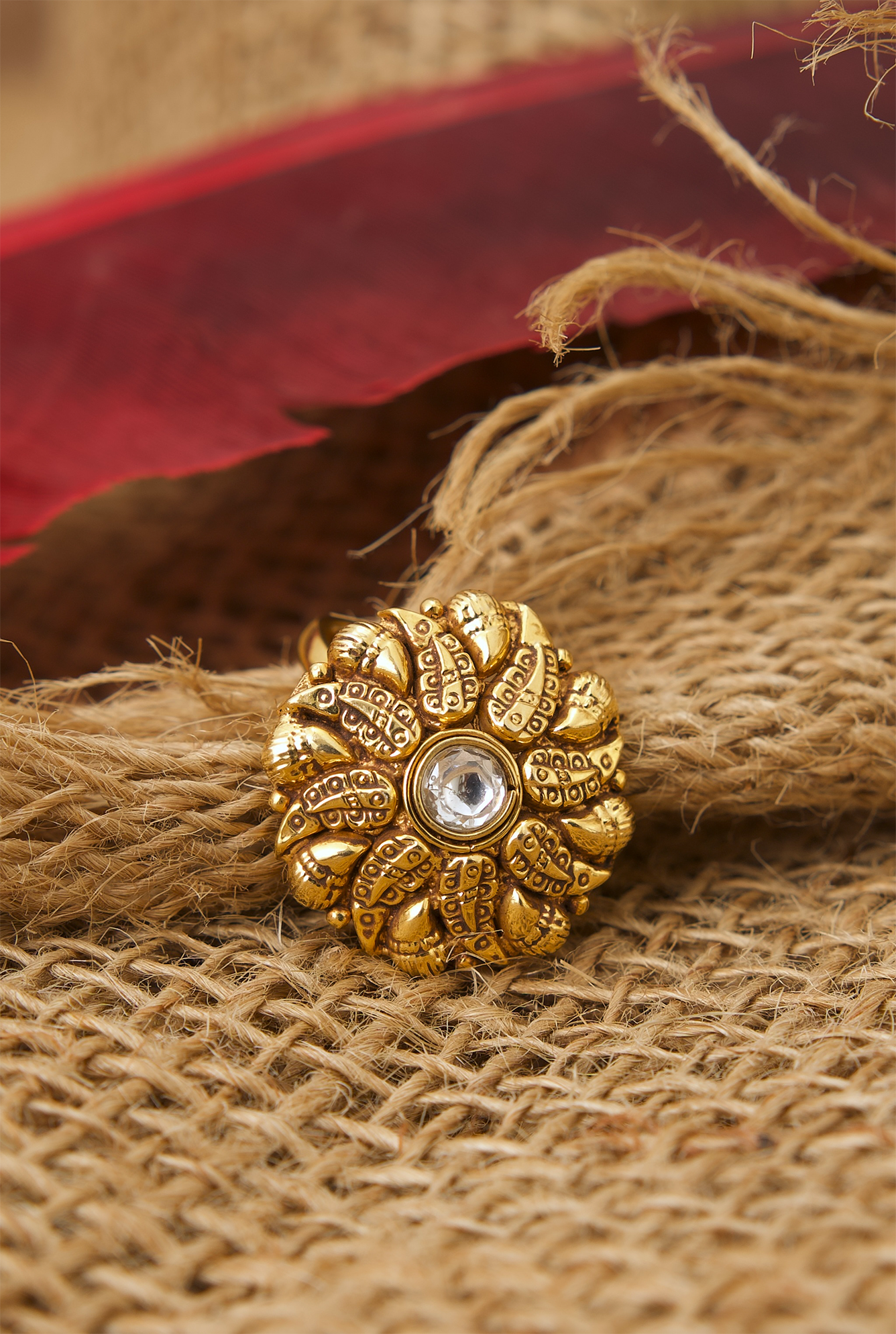 Sitara  Ring Handcrafted Gold Plated
