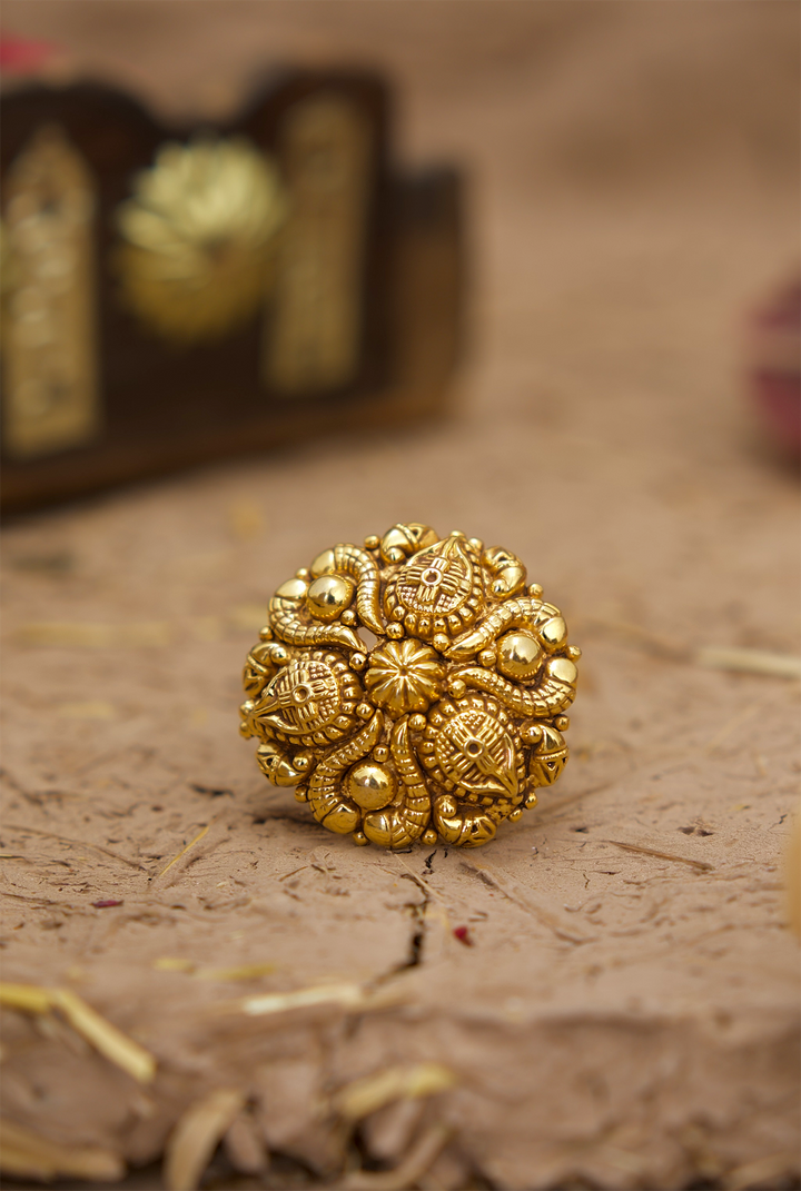 Sohni i Ring Handcrafted Gold Plated