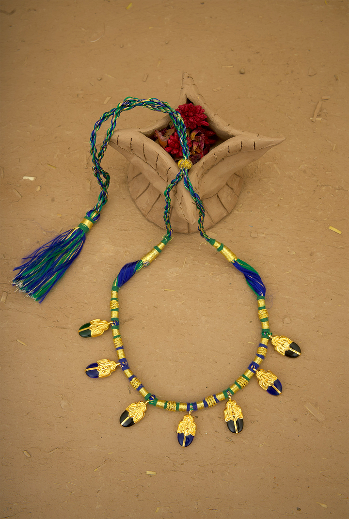 Noora  Dakh Set handcrafted Gold Plated