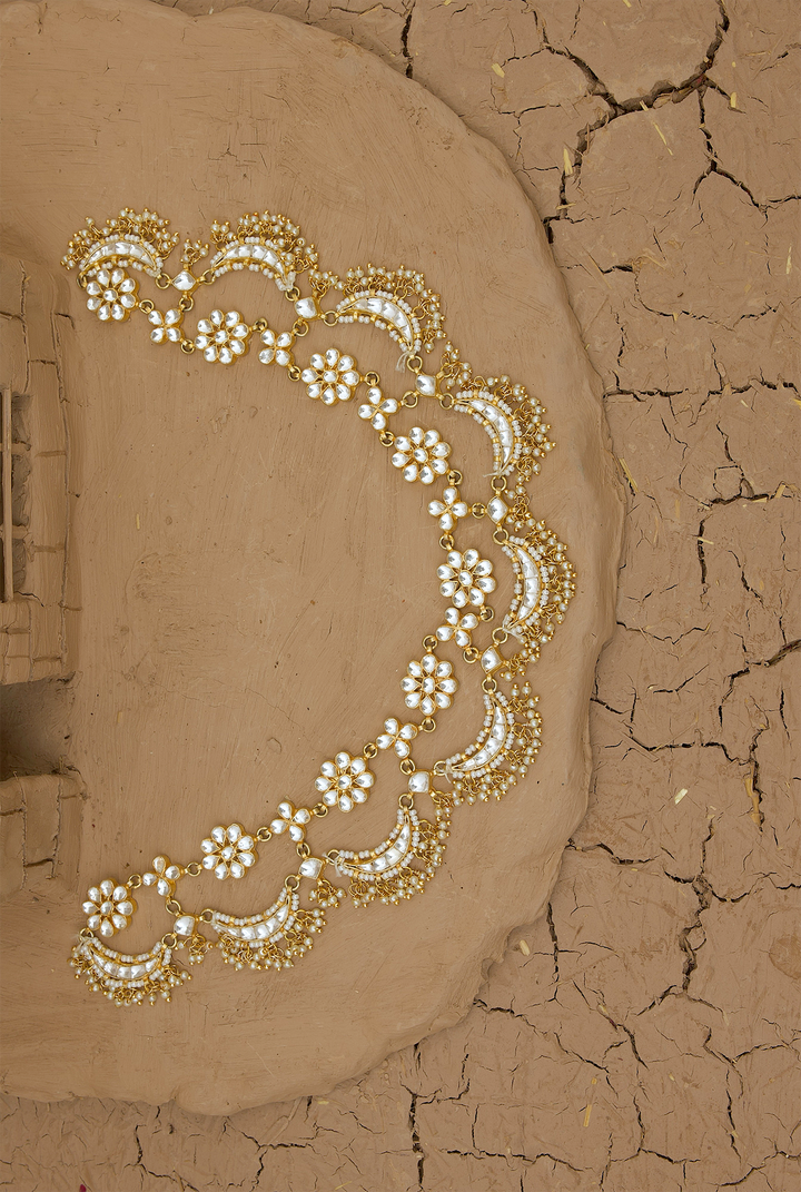 Yamira Head band Handcrafted Gold Plated