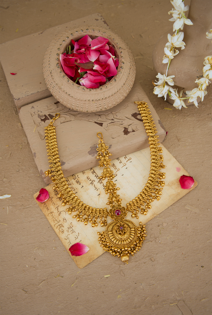 Sitara Matha Patti Handcrafted Gold Plated