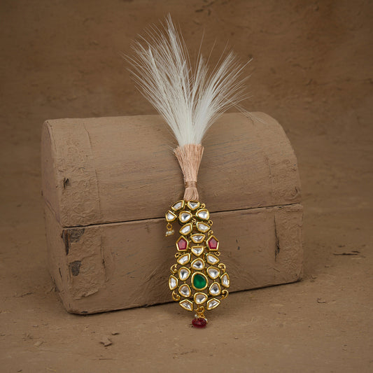 Babool Kalgi Handcrafted Gold Plated