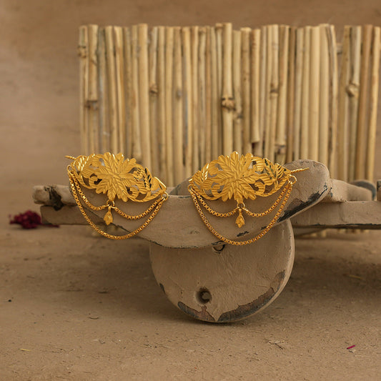Heer Clip handcrafted Gold Plated