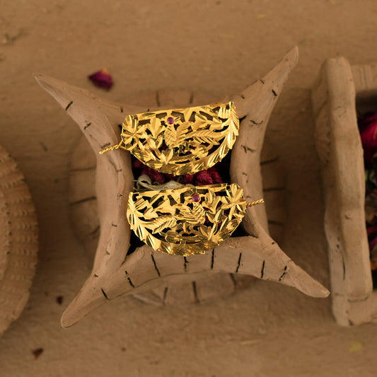 Reya Clip handcrafted Gold Plated