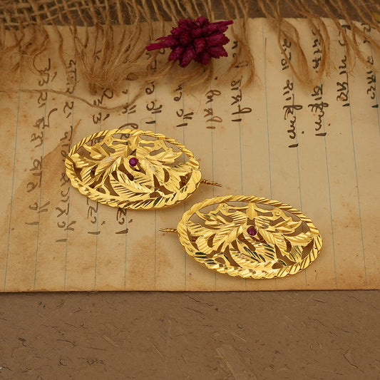 Lavya Clip handcrafted Gold Plated