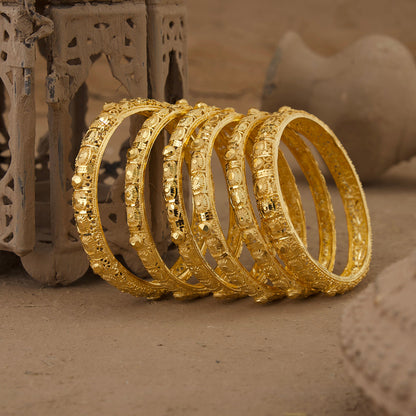 Zarina Bangles Gold Plated