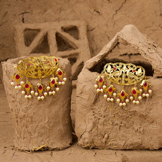 Riya Clip handcrafted Gold Plated