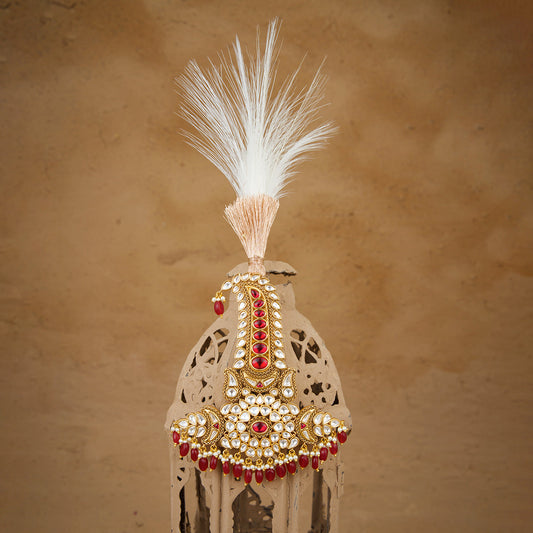 Sana Kalgi Handcrafted Gold Plated