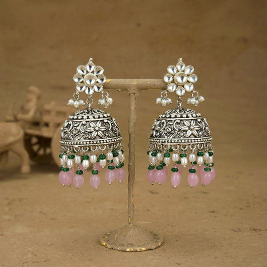 Heer Jhumki Handcrafted Gold Plated
