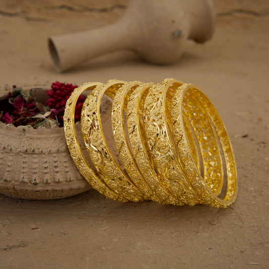 Ziya Bangles Gold Plated