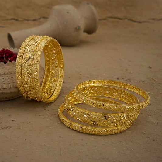 Ziya Bangles Gold Plated