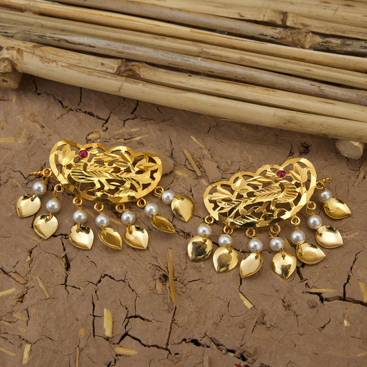 Isha Clip handcrafted Gold Plated