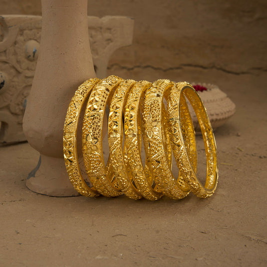 Komal Bangles Gold Plated