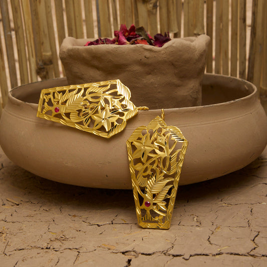 Amaya Clip handcrafted Gold Plated