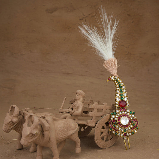 Gulzar Kalgi Handcrafted Gold Plated