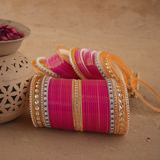 Mahveen Wedding Churra Rani Colour