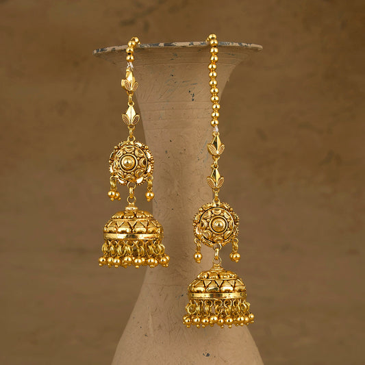 Lavay Jhumki Handcrafted Gold Plated