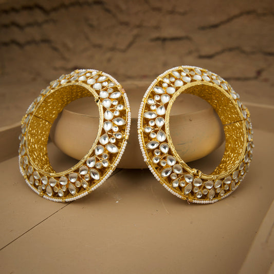 Bela Bangles With Screw Gold Plated