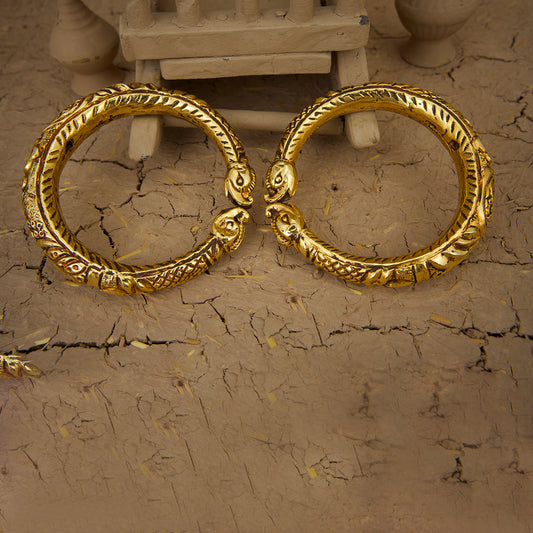 Trisha Bangles Gold Plated