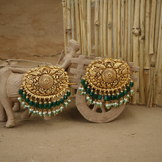Kamal Clip handcrafted Gold Plated