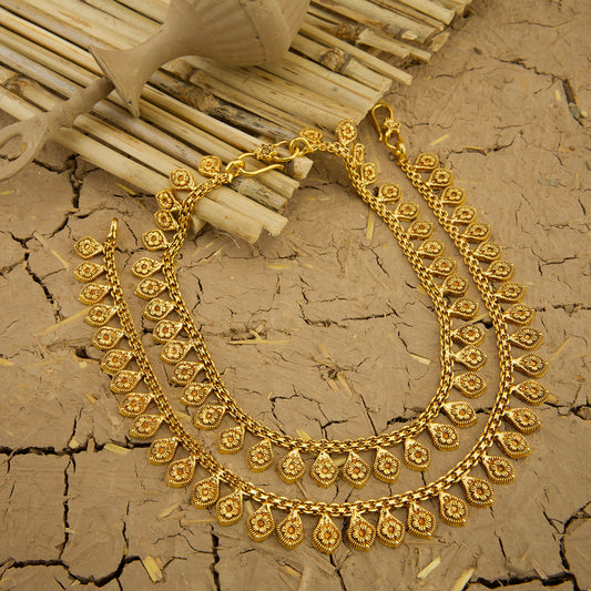 Aman Payal Handcrafted Gold Plated
